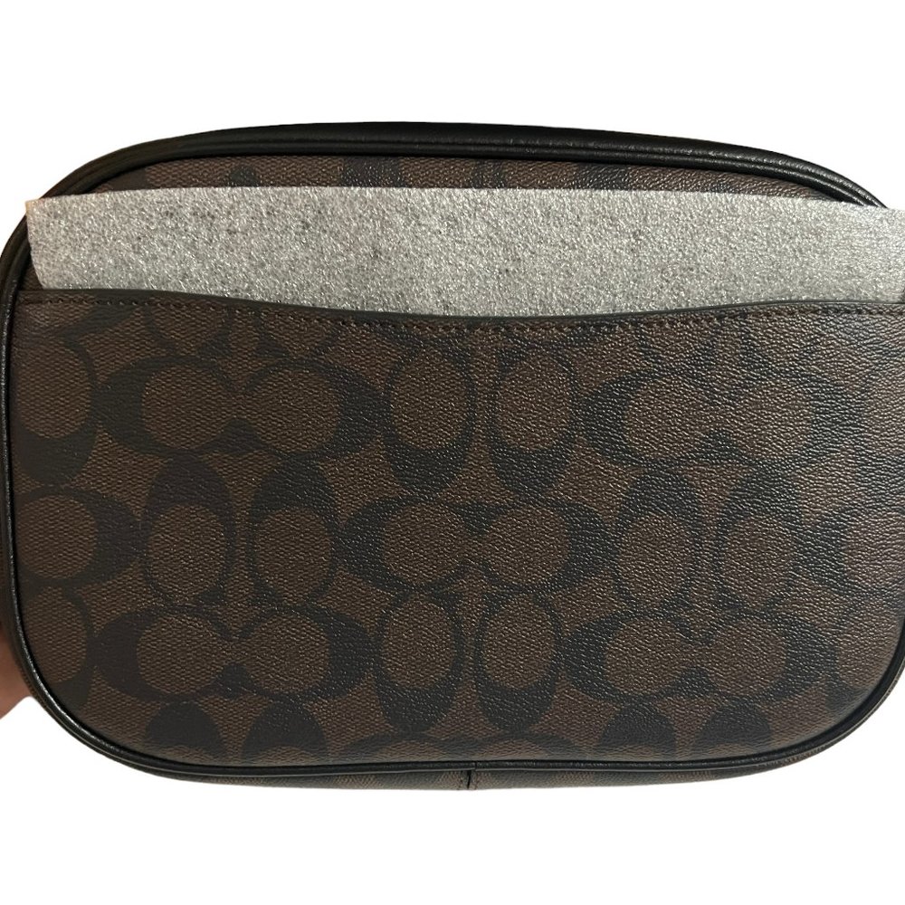 Brand New Coach Jamie Camera Bag & Medium ID Zip Wallet in Signature Canvas - Picture 3 of 10